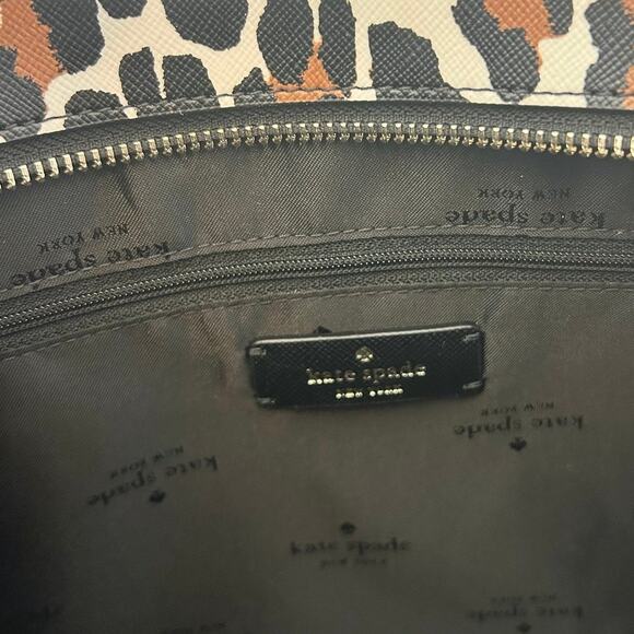 Kate Spade Purse Staci Spotted Animal Medium Tote Leopard - Picture 9 of 10